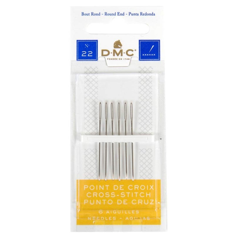 DMC 3 Pack Size 22-24-26 (One Pack Each)-Cross Stitch Needles - Total 18 Needles - New Package - Image 3